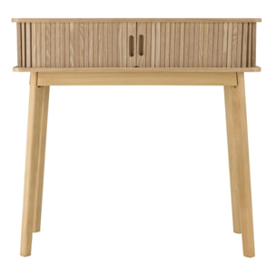 AGATHE - Console 80x30cm en bois couleur naturelle