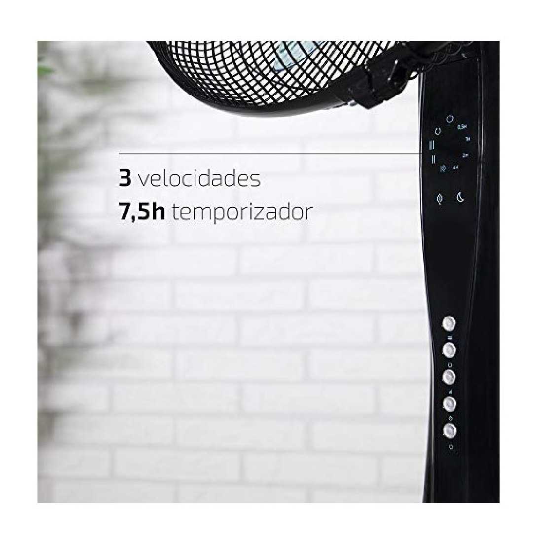 Cecotec Ventilador de Pie con Mando a Distancia y Temporizador EnergySilence 530