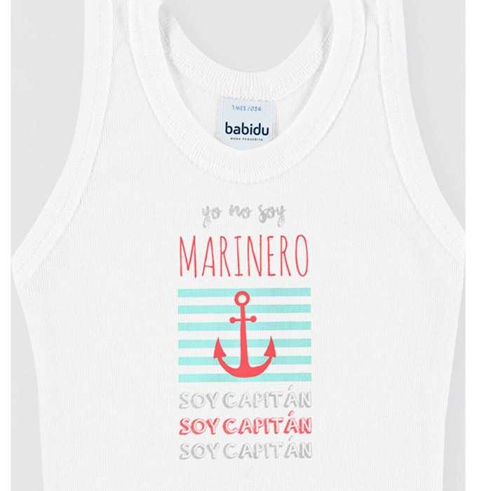 Body bebé tirantes personalizado frases