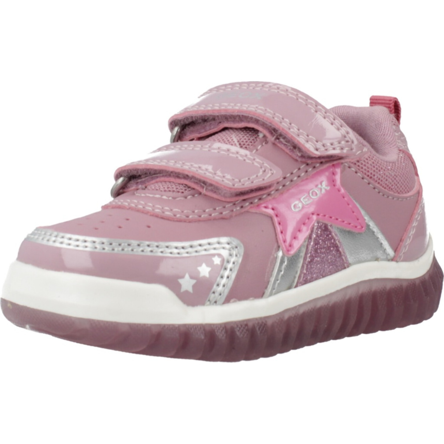 Zapatillas Niña de la marca GEOX  modelo B LIGHTYLOO GIRL ROSA