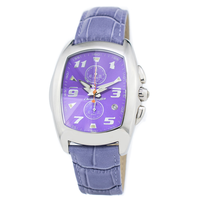 Reloj Chronotech CT7468-08 Mujer Analogico Cuarzo con Correa de Piel