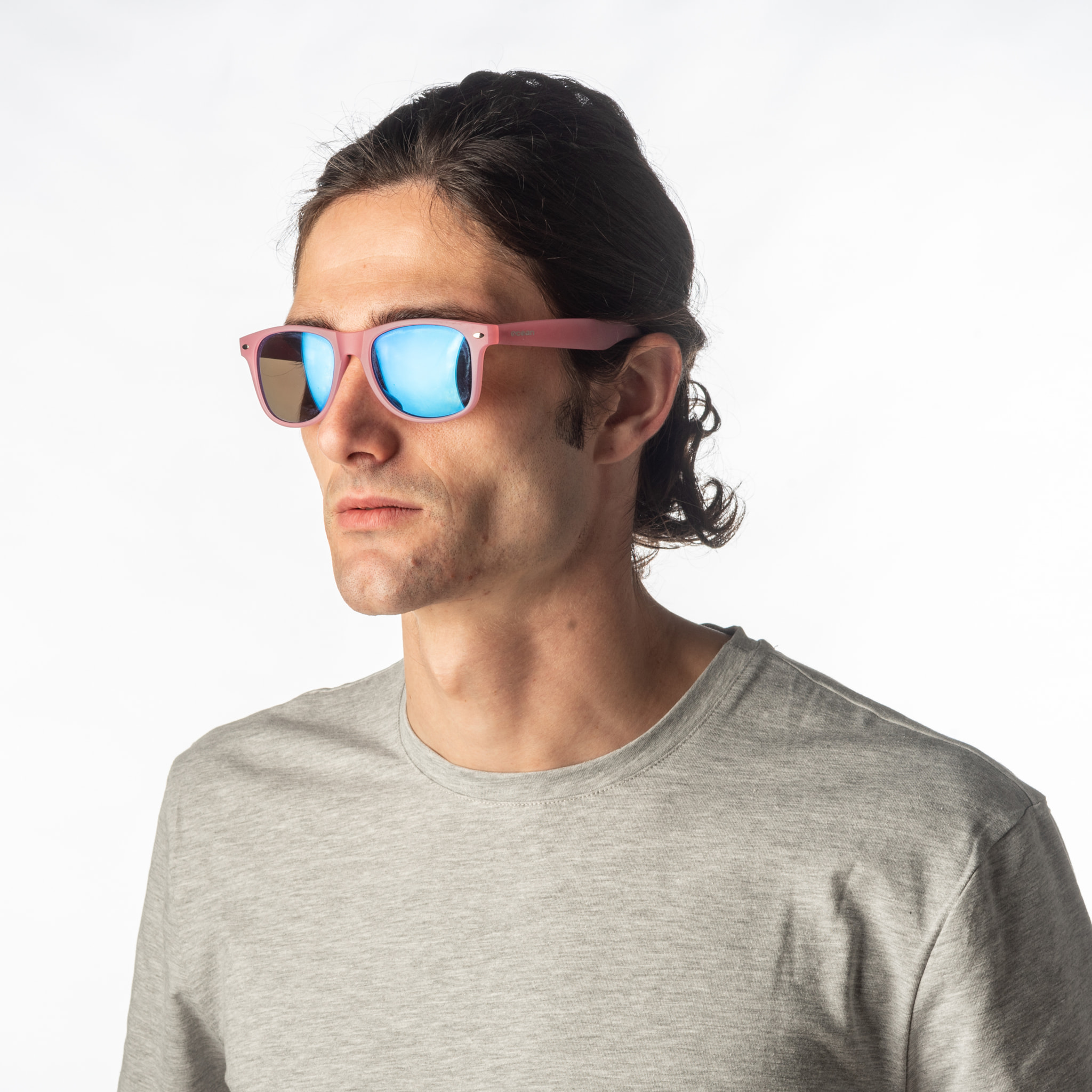 Gafas de sol OCEAN BEACH WAYFARER - Rosa y / Azul