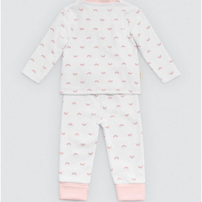 Set per neonato a maniche lunghe con stampa Rainbowland