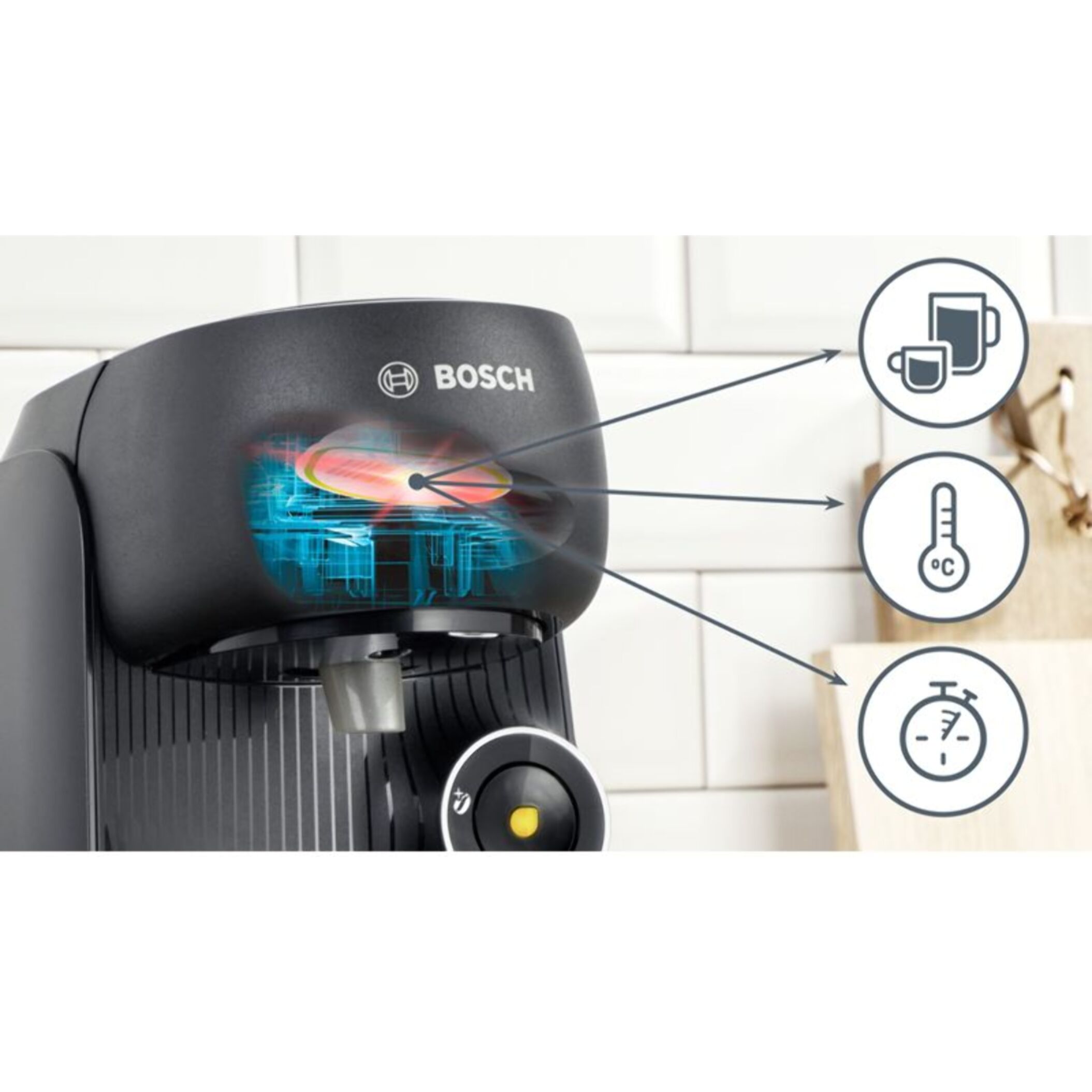 Tassimo BOSCH finesse TAS16 noire