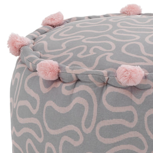 ORESTELUCHETTA Pouf rotondo ROSE