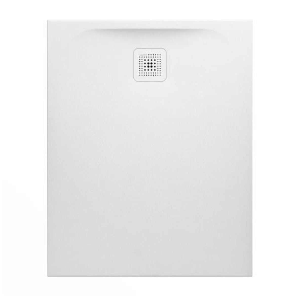 Receveur de douche en gel coat Marbond, extra-plat, évacuation sur le côté court 100x80, Blanc mat (H2109510000001)