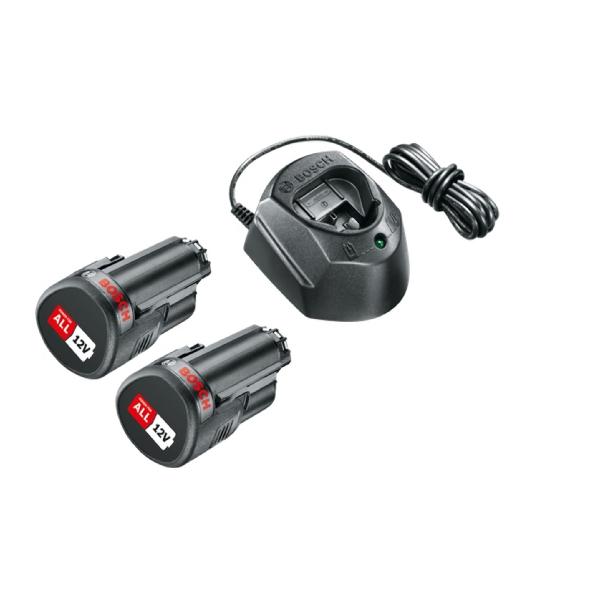 Batería 12V BOSCH 2 baterías 1,5Ah + cargador GAL 1210 - 1600A01L3E