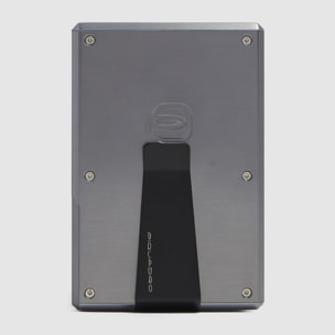 Piquadro Portacarte di credito MagSafe® in alluminio pelle