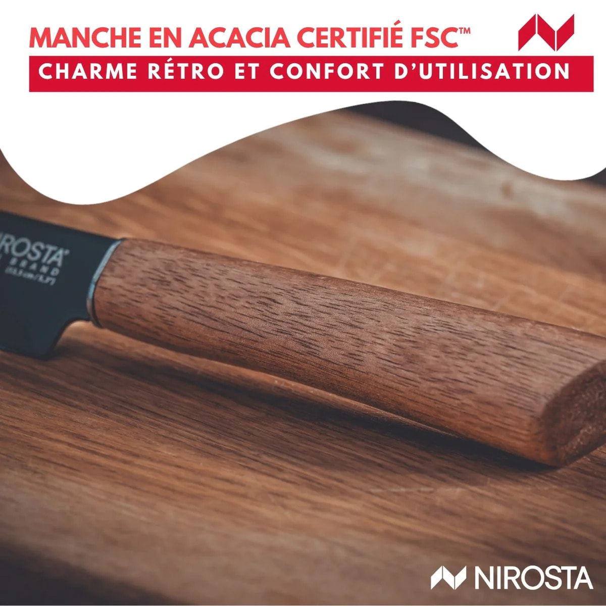 Couteau d’office universel 24 cm Nirosta Flow