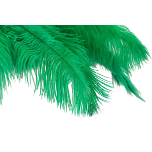 Lampara Techo Plumas Verdes 62x62x174 Cm