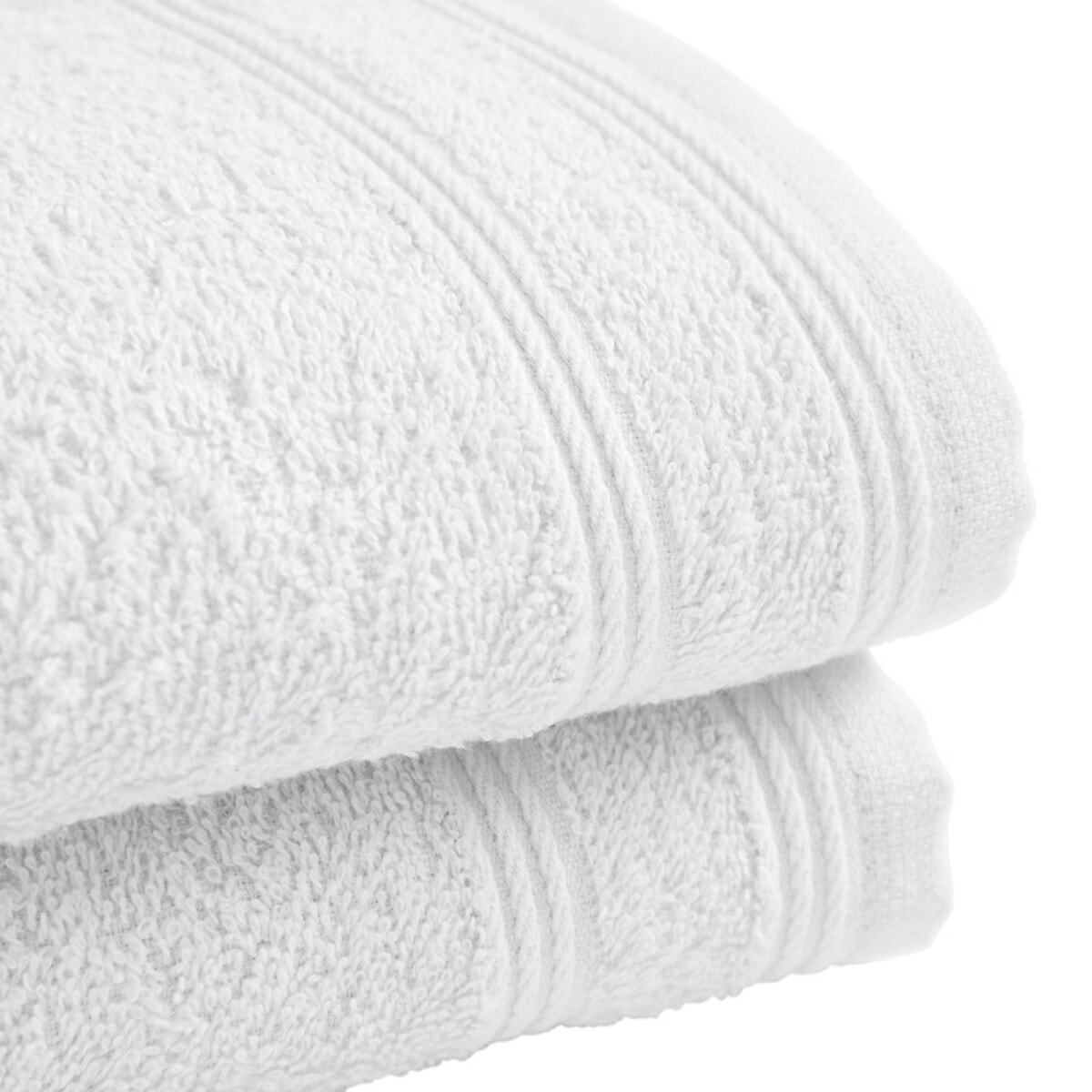 Lot de 2 serviettes invité "Spa" 30 x 50 cm / 400 gr/m² - Couleur: "Spa" Neige