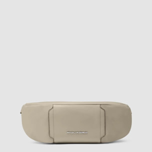Piquadro Women's bum bag in recycled fabric and leather