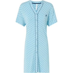 Camisón corto turquesa