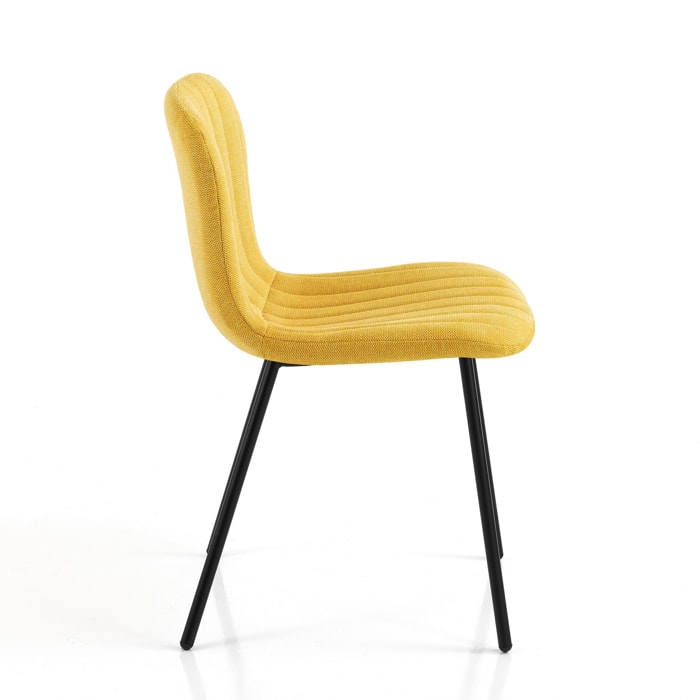 TOMASUCCI set 4 sedie COSY YELOW