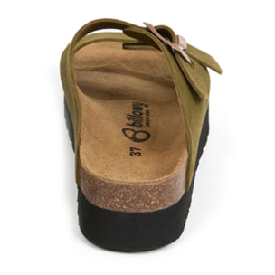 Sandalia Plataforma Kaki Mujer BILLOWY CAQUI