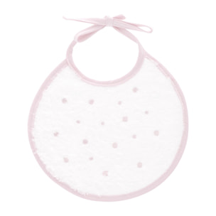 Babero Redondo Cinta Topos