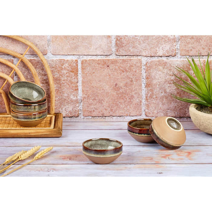 Bol GENESIS Ø8cm - 6 pièces - Basalte