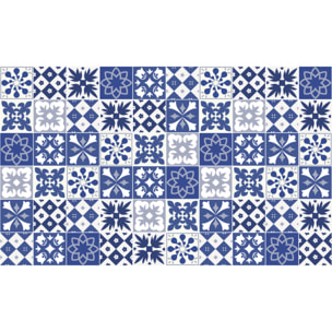 Stickers muraux - Sticker Mural Carrelage adhésif Cuisine Salle de Bain - 60 STICKERS CARRELAGES AZULEJOS ANGELINIA