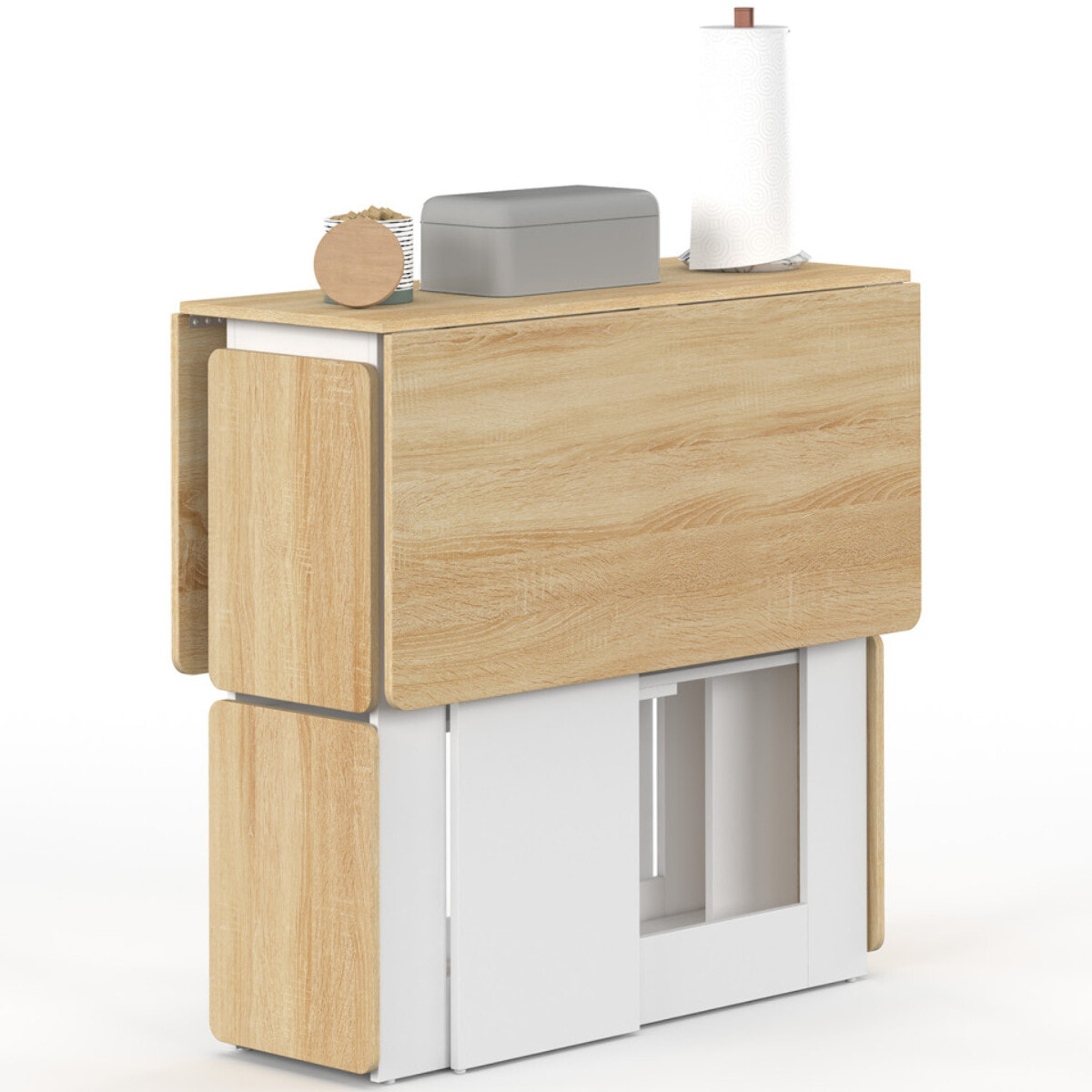 Ensemble repas Andy table pliante et 4 tabourets