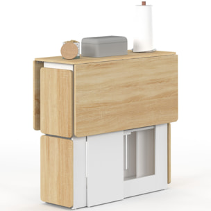 Ensemble repas Andy table pliante et 4 tabourets