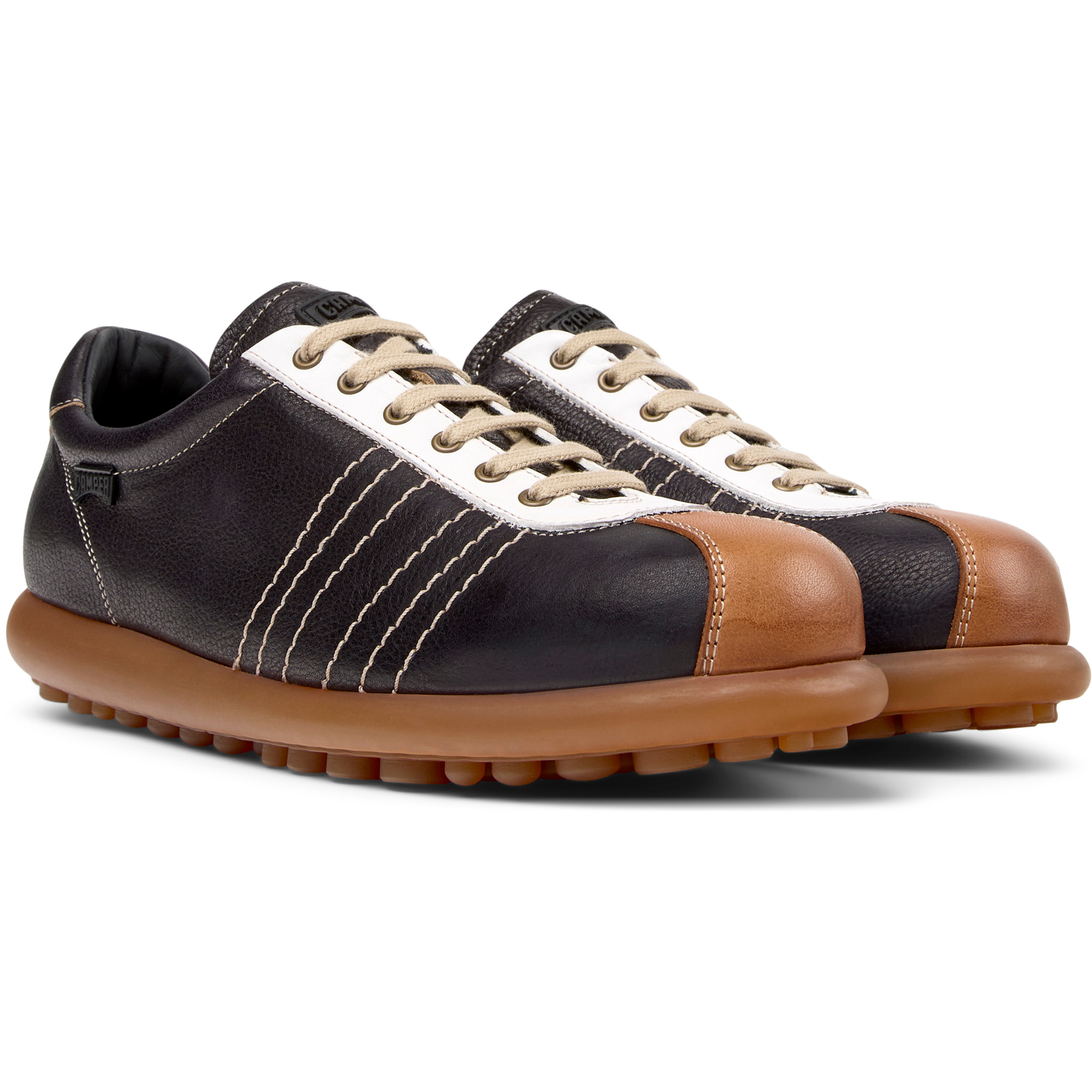 Zapatillas - CAMPER Pelotas Ariel - Negro - Cuero liso