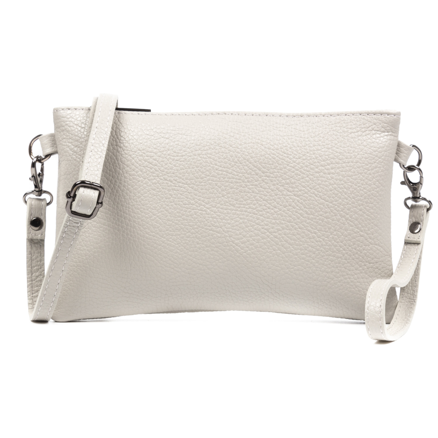 Albenga Bolso bandolera de mujer de piel auténtica acabado dollaro