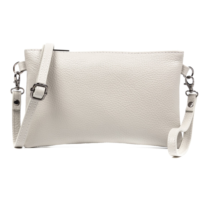 Albenga Bolso bandolera de mujer de piel auténtica acabado dollaro