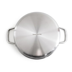 Sautoir en inox avec fond triplex