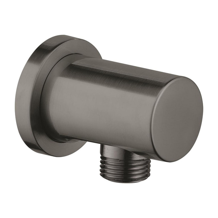 Coude à encastrer 1/2" - Hard Graphite brossé