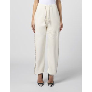 PHILIPP PLEIN Washed Joggers Tennis Club Crystals
