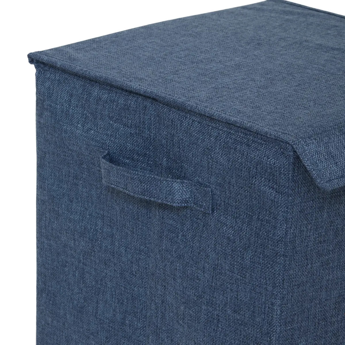 Corbeille à linge Colorama rectangulaire pliable 74L bleu