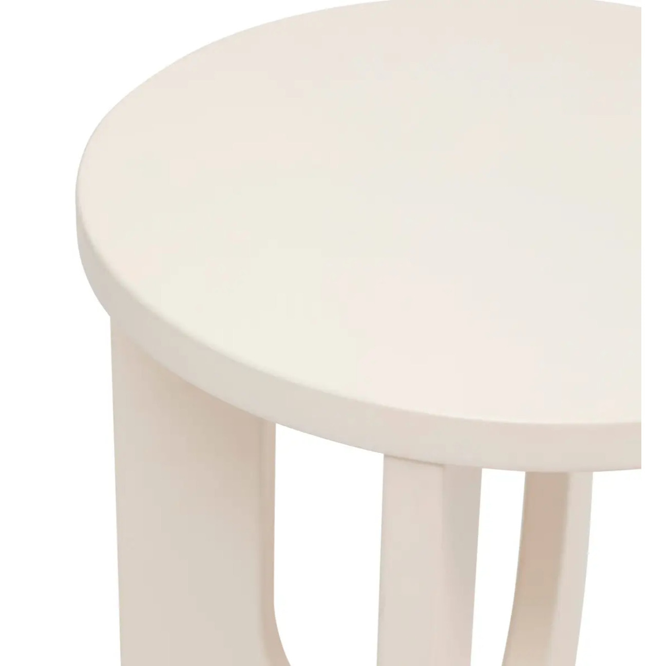 Table d'appoint "Bloom" ivoire 50,540x40cm