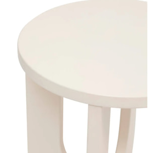 Table d'appoint "Bloom" ivoire 50,540x40cm