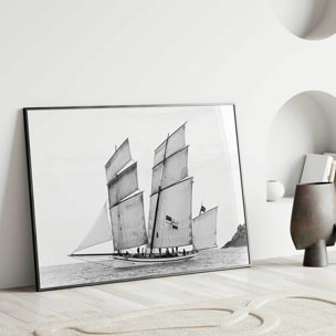 Affiche bateau Voilier la Granvillaise Affiche seule