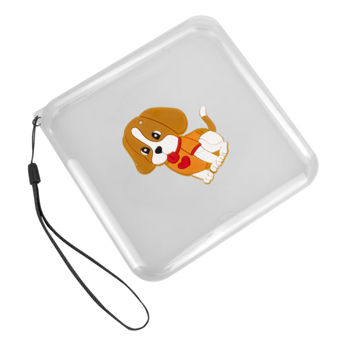 Porta mascherine igienico quadrato DESIGN CANE