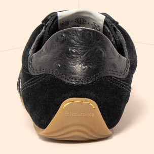 Zapatos N5934 MULTI LEATHER OSTRICH BLACK/ONDINA color Ostrich black