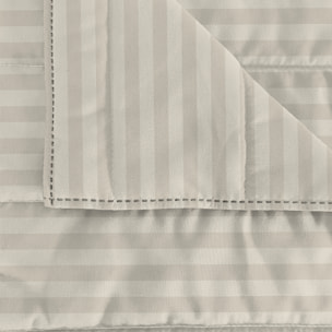 TRAPUNTINO ESTIVO SATIN STRIPES MATRIMONIALE