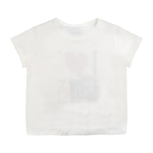 Camiseta ligera de manga corta para niña