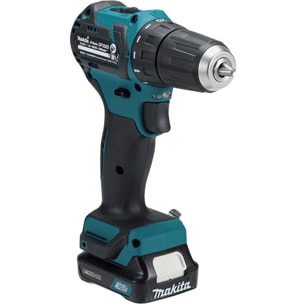 Perceuse visseuse 12 V CXT Li-Ion - MAKITA - avec 2 batteries 10.8V 4.0Ah - chargeur - MakPac - DF332DSMJ