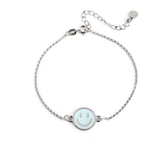 Pulsera Smiley Sky Enamel