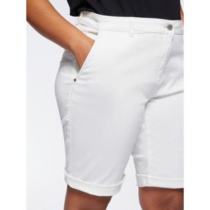 Fiorella Rubino - Pantalones cortos de algodón - Blanco