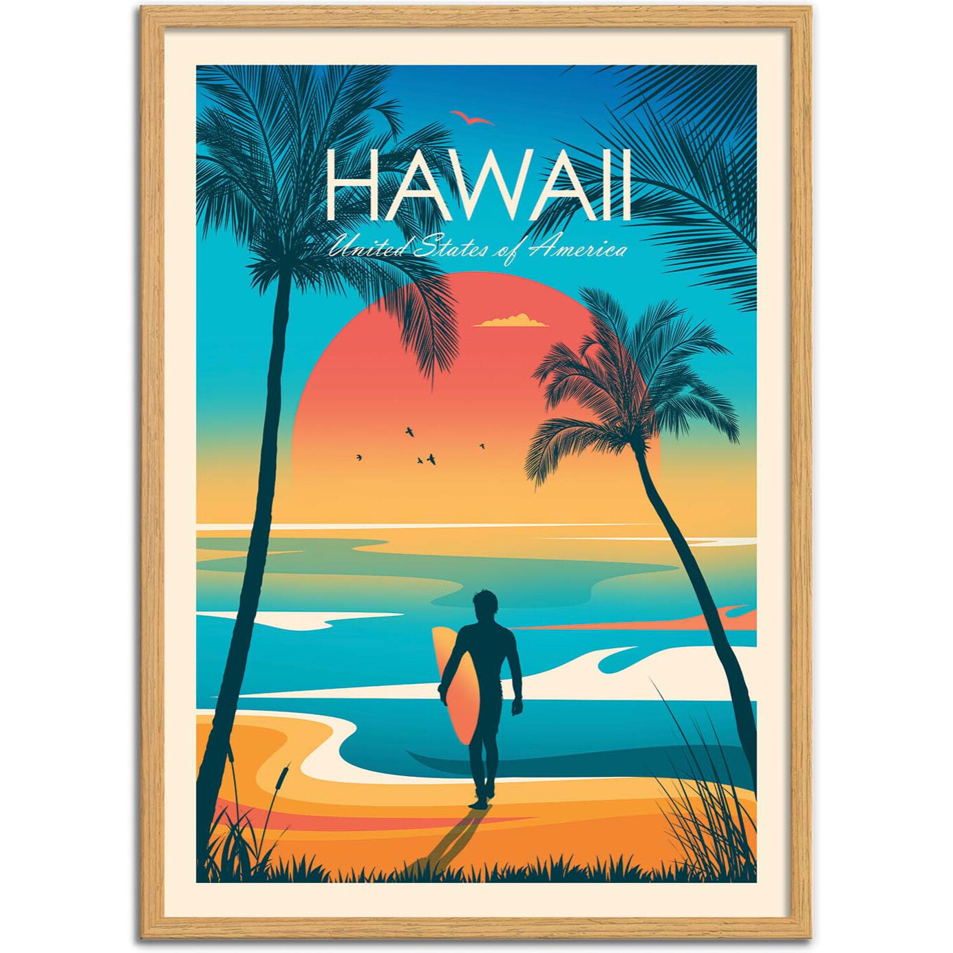Affiche - Hawaii - Studio Inception