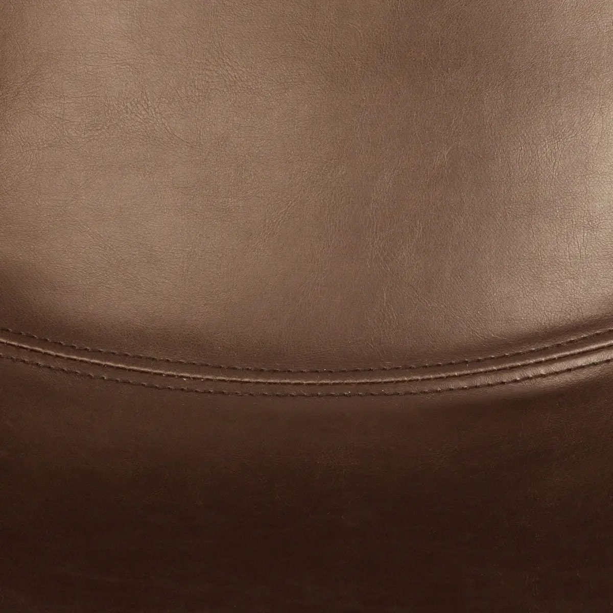 Lot de 2 chaises de bar "Lois" effet cuir marron cognac