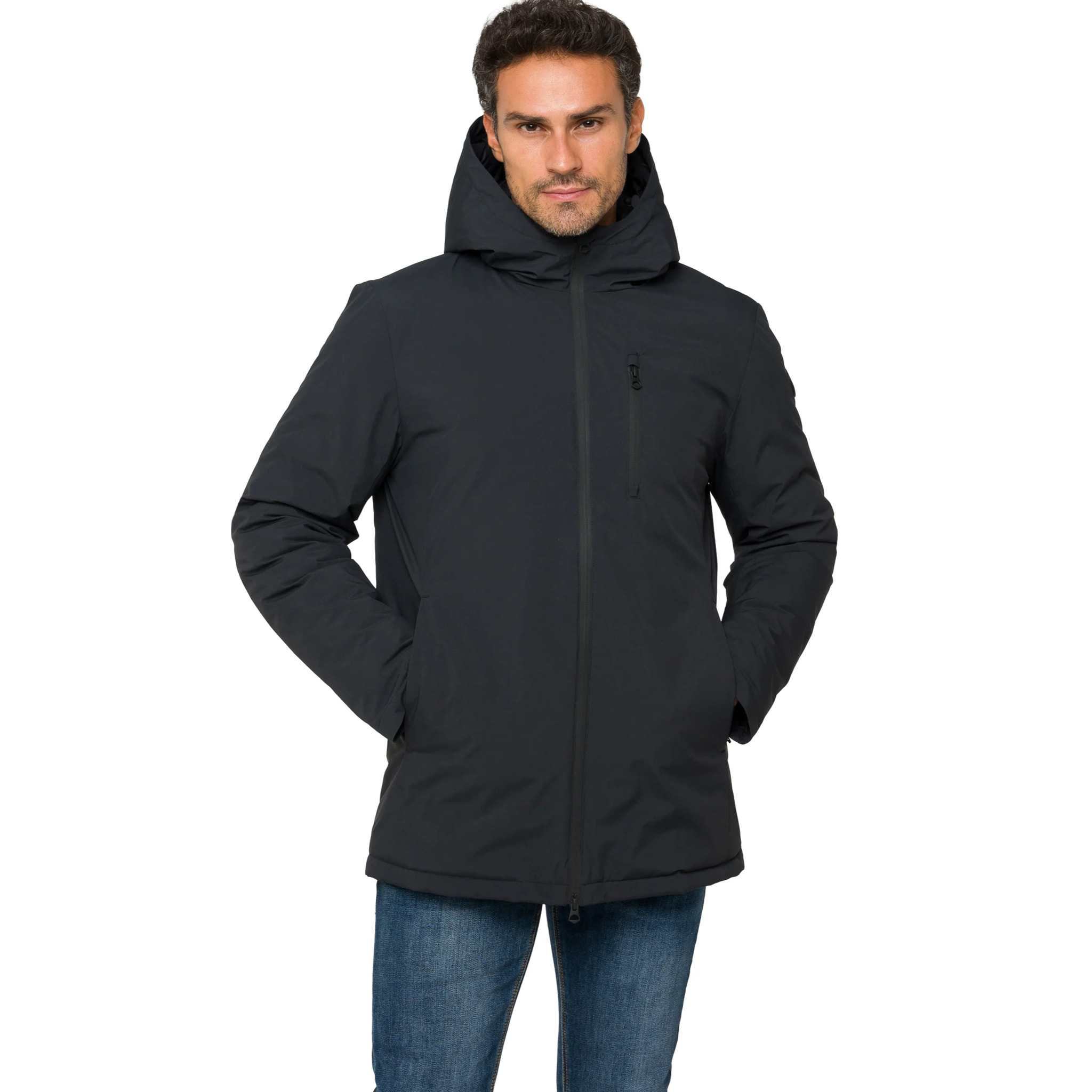 Parka POKHARA acolchada impermeable Negro