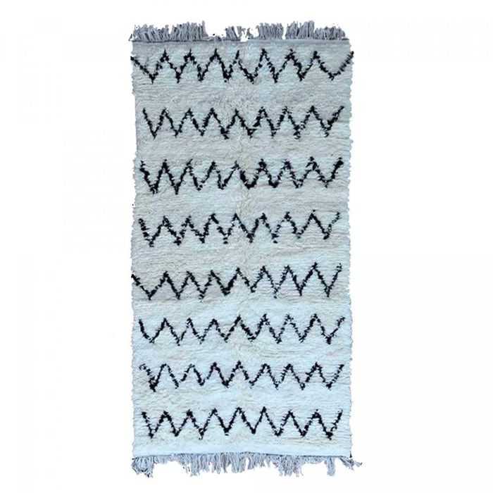 Authentique tapis berbère fait main en laine HOVI