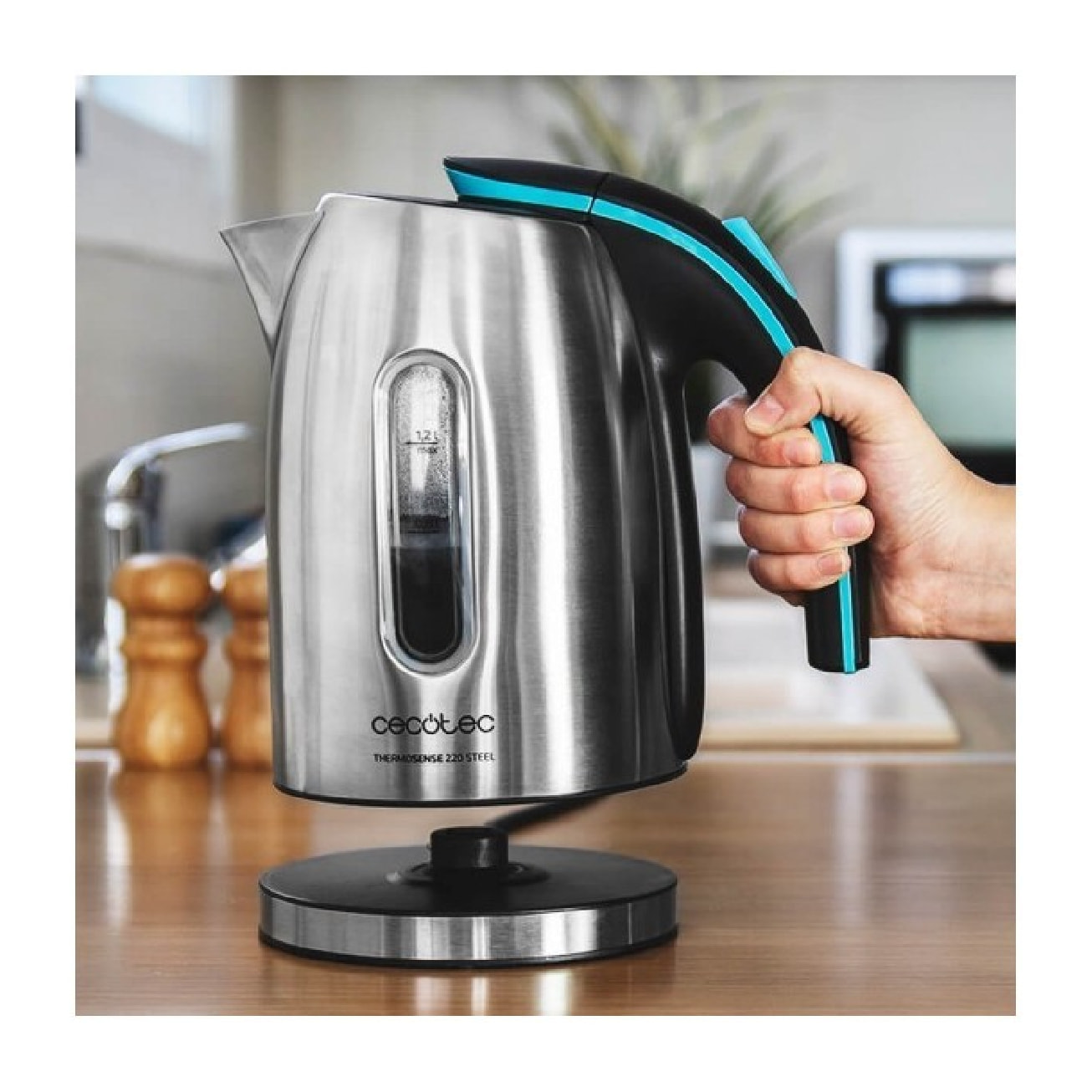 Cecotec Bouilloire ThermoSense 220 Steel