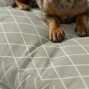 Lit épais et rembourré pour chiens et chats, 100 % coton anti-taches, pour animaux 0120-295