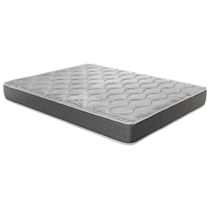 Pack Descanso Ceramic Royal Sleep, Colchón Viscoelástico + Canapé Abatible Gran Capacidad, Blanco Madera, Montaje y Retirada de Usado Incluido