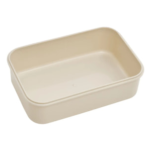 Lunch box rectangulaire 1,2L beige