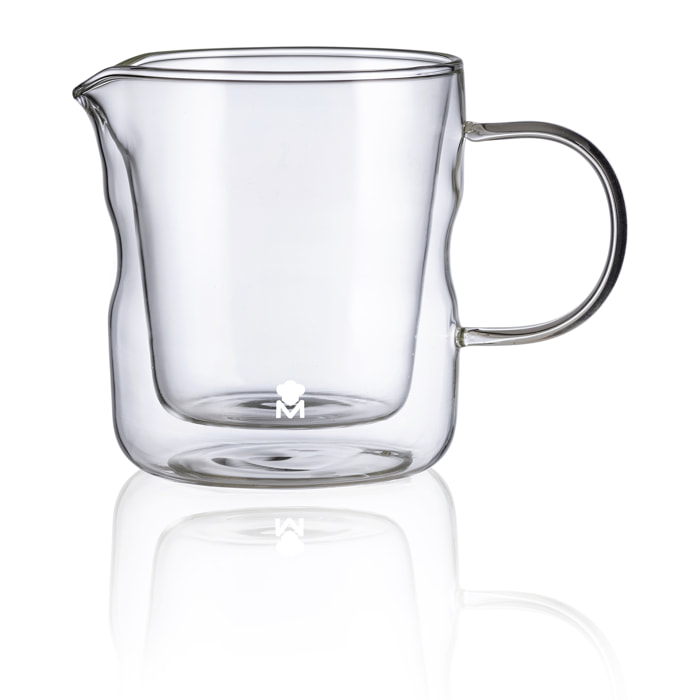 JARRA DE LECHE 440ML BOROSILICATO DOBLE PARED MIXOLOGY MP